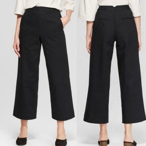 NEW! Prologue Hi-Rise Wide leg Cropped Pants - Picture 2 of 6